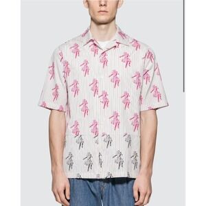 RARE MCQ ALEXANDER MCQUEEN Cut Up Billy Button up Shirt Oversized Fashion